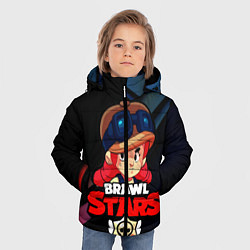 Куртка зимняя для мальчика Brawl Stars - Jessie, цвет: 3D-черный — фото 2