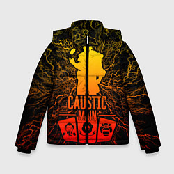 Куртка зимняя для мальчика Apex Legends Caustic Main, цвет: 3D-черный
