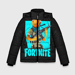 Куртка зимняя для мальчика Fortnite, цвет: 3D-черный