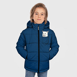 Куртка зимняя для мальчика СМАДЖ В КАРМАНЕ, цвет: 3D-черный — фото 2
