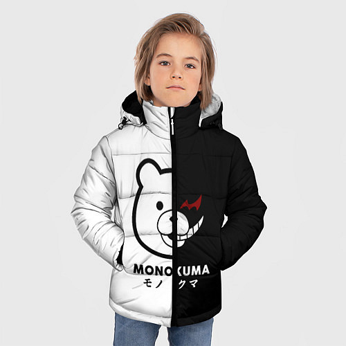 Зимняя куртка для мальчика Monokuma / 3D-Черный – фото 3