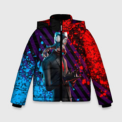 Куртка зимняя для мальчика Fortnite 004, цвет: 3D-черный