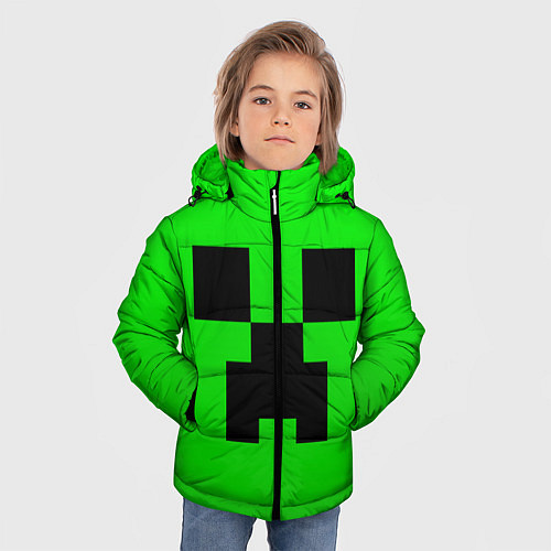 Зимняя куртка для мальчика MINECRAFT / 3D-Черный – фото 3