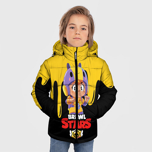 Зимняя куртка для мальчика BRAWL STARS BEA / 3D-Черный – фото 3