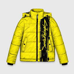 Куртка зимняя для мальчика CYBERPUNK 2077, цвет: 3D-красный