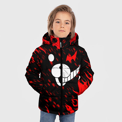 Зимняя куртка для мальчика MONOKUMA / 3D-Черный – фото 3