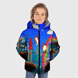 Куртка зимняя для мальчика TERRARIA GAME, цвет: 3D-красный — фото 2