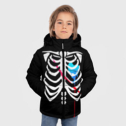 Куртка зимняя для мальчика UNDERTALE, цвет: 3D-светло-серый — фото 2