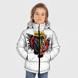 Куртка зимняя для мальчика Конор МакГрегор, цвет: 3D-светло-серый — фото 2