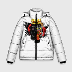 Куртка зимняя для мальчика Конор МакГрегор, цвет: 3D-черный