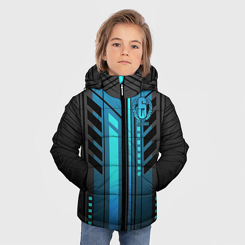 Зимняя куртка для мальчика Rainbow Six Siege / 3D-Черный – фото 3