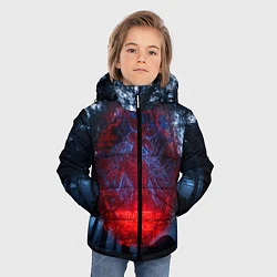 Куртка зимняя для мальчика Demogorgon Stranger Things, цвет: 3D-черный — фото 2