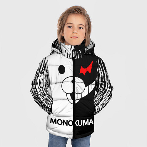 Зимняя куртка для мальчика MONOKUMA / 3D-Черный – фото 3