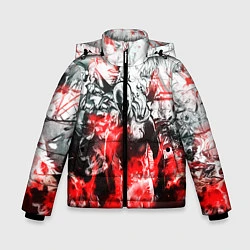 Куртка зимняя для мальчика One-Punch Man Collage, цвет: 3D-светло-серый
