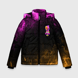 Куртка зимняя для мальчика Бравл Старс, цвет: 3D-черный