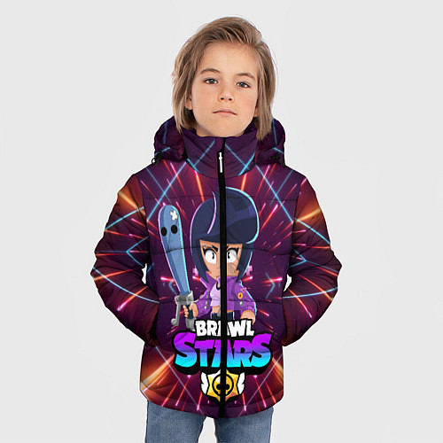 Зимняя куртка для мальчика BRAWL STARS BIBI / 3D-Черный – фото 3