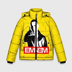 Куртка зимняя для мальчика Eminem, цвет: 3D-черный