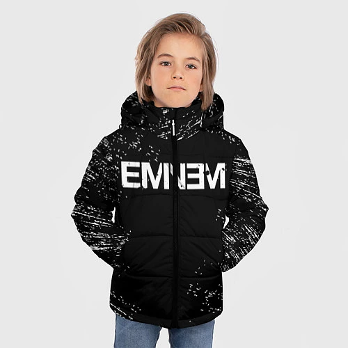 Зимняя куртка для мальчика EMINEM / 3D-Черный – фото 3