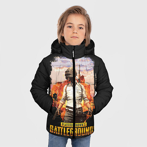 Зимняя куртка для мальчика PUBG / 3D-Черный – фото 3