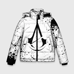 Куртка зимняя для мальчика ASSASSINS CREED, цвет: 3D-черный