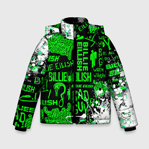 Зимняя куртка для мальчика BILLIE EILISH / 3D-Светло-серый – фото 1