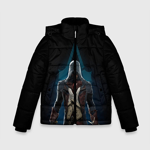 Зимняя куртка для мальчика Assassin’s Creed / 3D-Светло-серый – фото 1