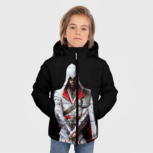 Зимняя куртка для мальчика Assassin’s Creed / 3D-Черный – фото 3
