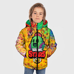 Куртка зимняя для мальчика BRAWL STARS:SPIKE, цвет: 3D-черный — фото 2