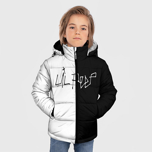 Зимняя куртка для мальчика LIL PEEP НА СПИНЕ / 3D-Черный – фото 3