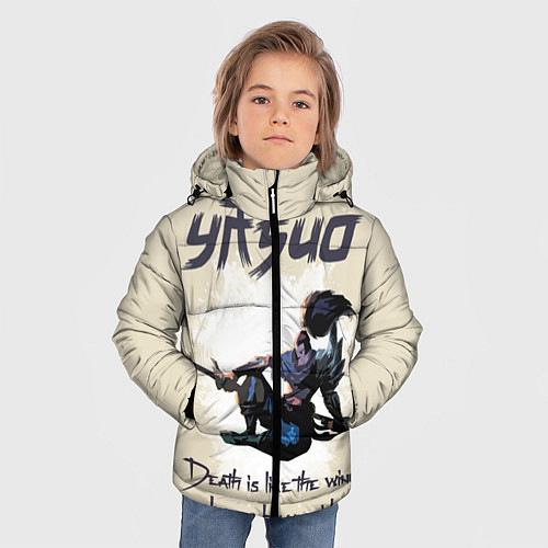 Зимняя куртка для мальчика League of Legends / 3D-Черный – фото 3