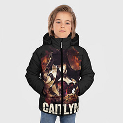 Куртка зимняя для мальчика Caitlyn, цвет: 3D-черный — фото 2