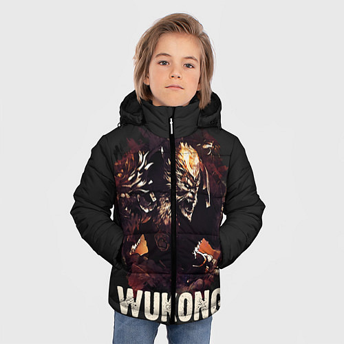 Зимняя куртка для мальчика Wukong / 3D-Черный – фото 3