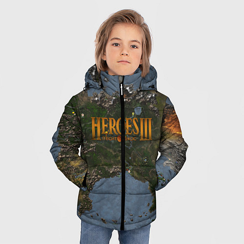Зимняя куртка для мальчика ГЕРОИ 3 / 3D-Черный – фото 3