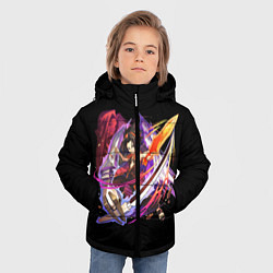 Куртка зимняя для мальчика Shaman king, цвет: 3D-красный — фото 2