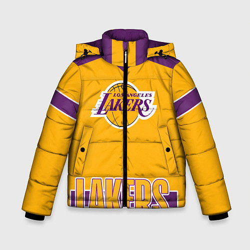 Зимняя куртка для мальчика Los Angeles Lakers / 3D-Светло-серый – фото 1