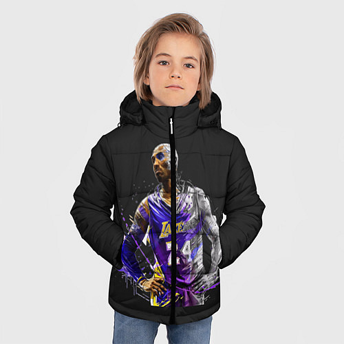 Зимняя куртка для мальчика Kobe Bryant / 3D-Черный – фото 3