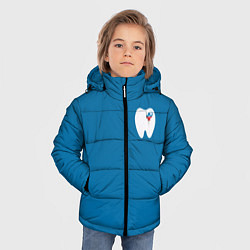 Куртка зимняя для мальчика Стоматолог, цвет: 3D-красный — фото 2