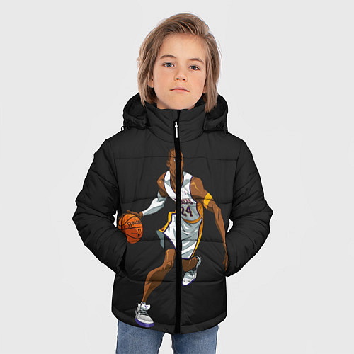 Зимняя куртка для мальчика Kobe Bryant / 3D-Черный – фото 3