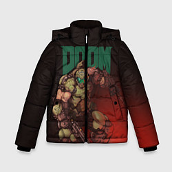 Куртка зимняя для мальчика Doom, цвет: 3D-черный