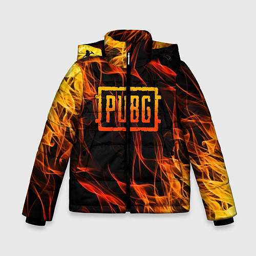 Зимняя куртка для мальчика PUBG / 3D-Светло-серый – фото 1