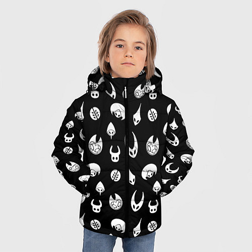 Зимняя куртка для мальчика Hollow Knight / 3D-Черный – фото 3