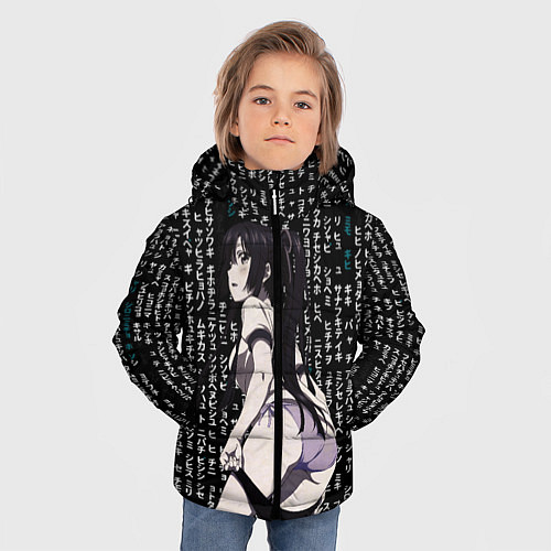 Зимняя куртка для мальчика Удар крови / 3D-Черный – фото 3