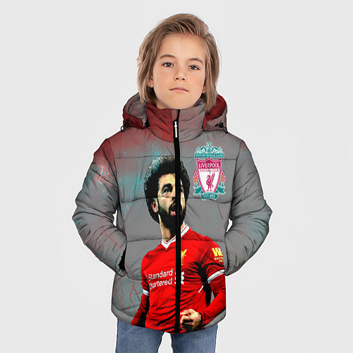 Зимняя куртка для мальчика Mohamed Salah / 3D-Черный – фото 3