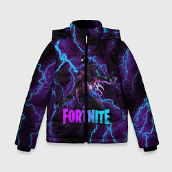 Куртка зимняя для мальчика FORTNITE RAVEN, цвет: 3D-черный
