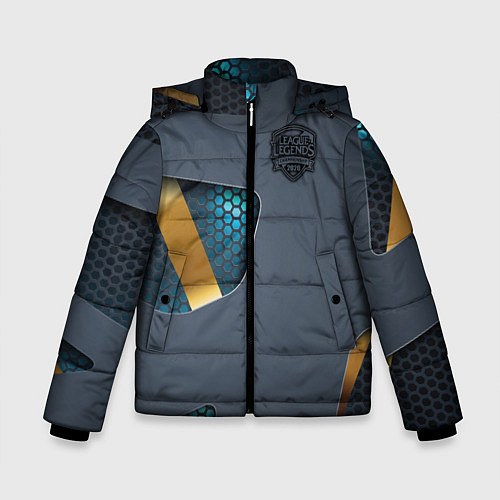 Зимняя куртка для мальчика League of Legends / 3D-Светло-серый – фото 1