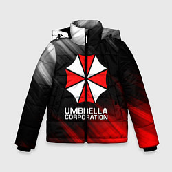 Куртка зимняя для мальчика UMBRELLA CORP, цвет: 3D-черный