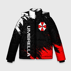 Куртка зимняя для мальчика UMBRELLA CORP, цвет: 3D-светло-серый