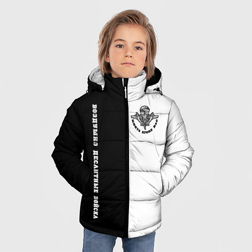 Зимняя куртка для мальчика Воздушно Десантные Войска / 3D-Черный – фото 3