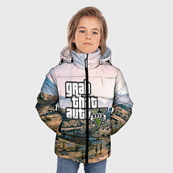 Куртка зимняя для мальчика Grand Theft Auto 5, цвет: 3D-черный — фото 2