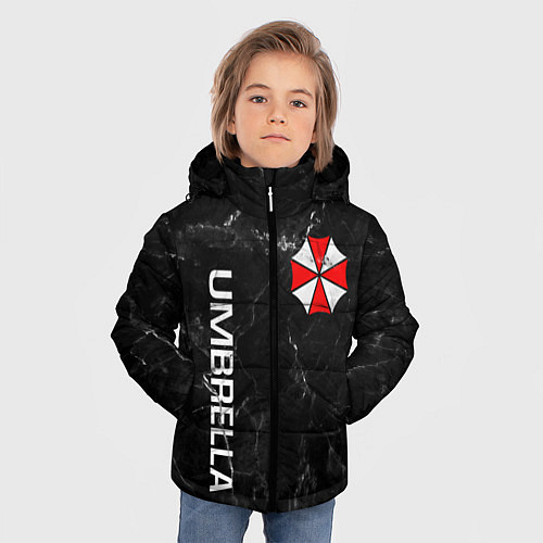 Зимняя куртка для мальчика UMBRELLA CORP / 3D-Красный – фото 3